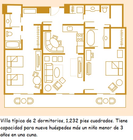 Disney's Grand Floridian Resort villas hab 3